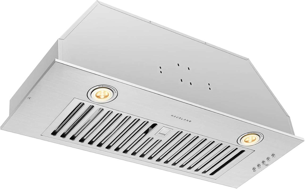 Hauslane 30 Inch Range Hood Insert, Low Noise Stainless Steel Ductless