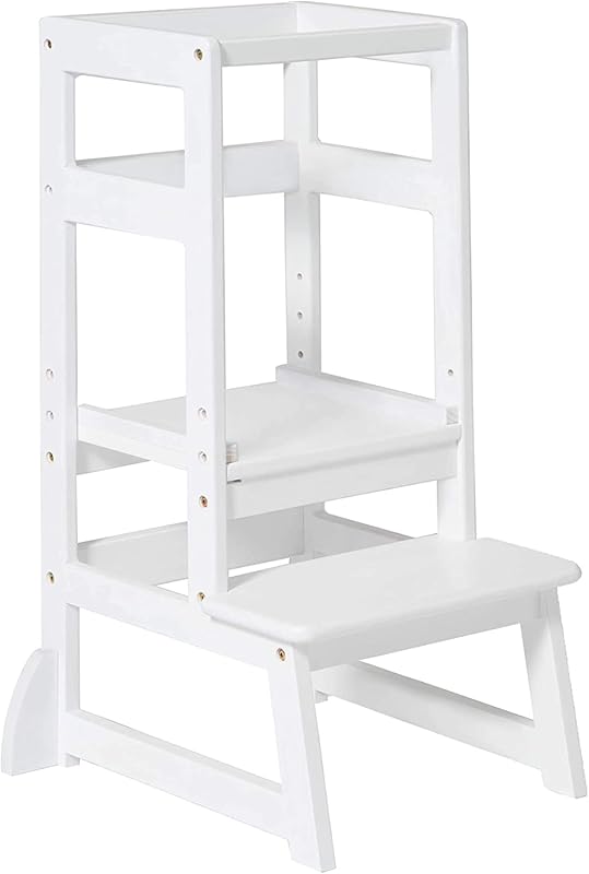 SDADI LT05W Adjustable Height Toddler Kitchen Step Stool, Mother's Hel