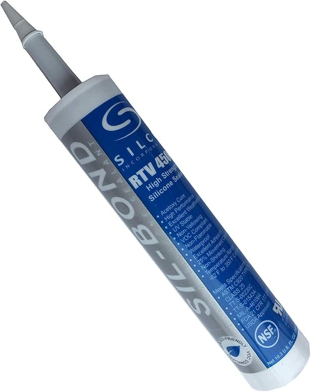 NSF FDA Food Grade Clear RTV Silicone Sealant Adhesive 10.3oz Tube