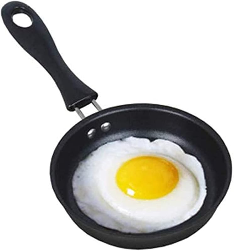 4.7 Inch Mini Induction Frying Pan for One Egg, Durable Non-Stick Smal