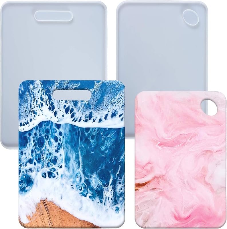 Extra Large 13 Inch Silicone Mold for Epoxy Resin Cutting Board & Serv