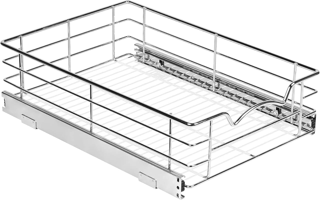 HOLDN' STORAGE Pull Out Cabinet Organizer Slide Out Drawer for Kitchen