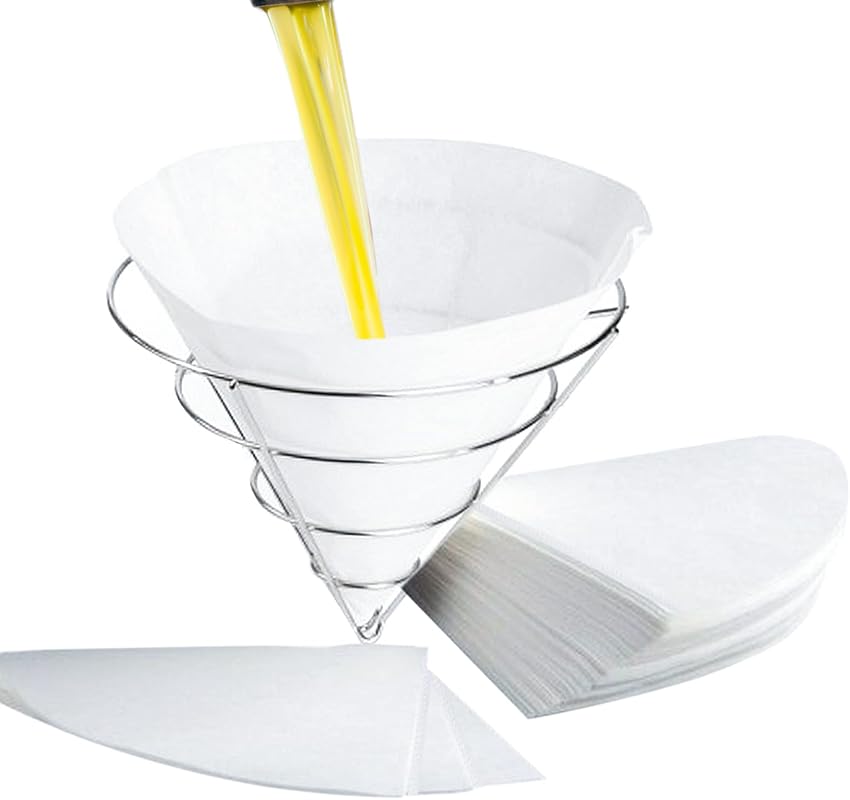 30 Pack 10 Inch Deep Fryer Oil Filters for Commercial Kitchen and Rest