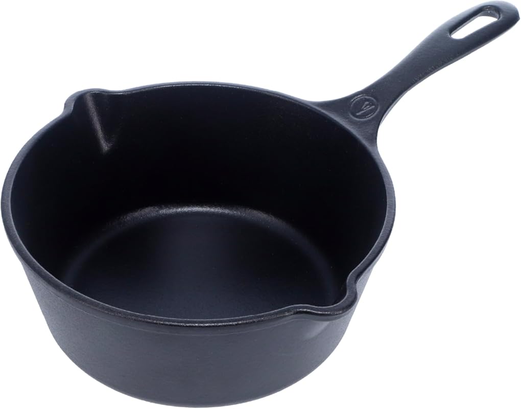 Victoria 2-Quart Cast Iron Saucepan Melting Pot, Made in Colombia