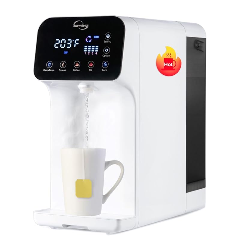 iSpring RCD100 5-Stage Countertop RO System with Instant Hot Water