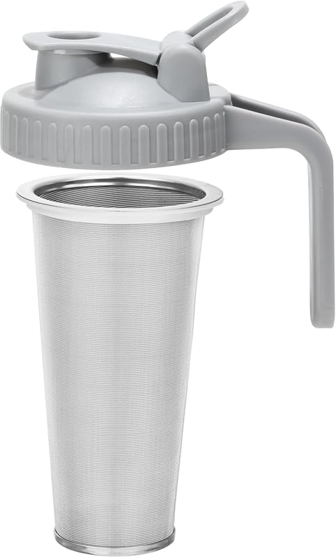 Cold Brew Coffee Filter with Pour Spout Lid for 32oz Wide Mouth Mason