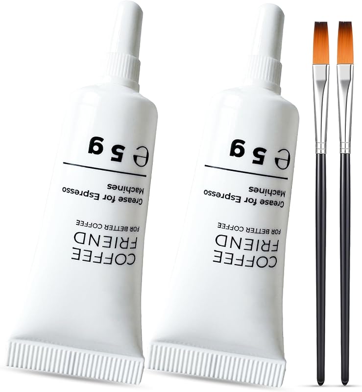 Espresso Machine Silicone Grease 2 Pack - 5g Coffee Oil Maintenance Ki