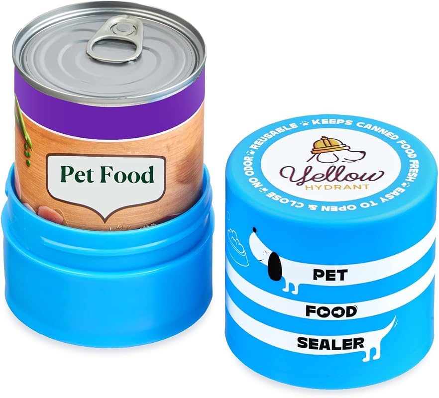 Original Canned Dog Food Storage Container, Reusable Airtight Can Cove