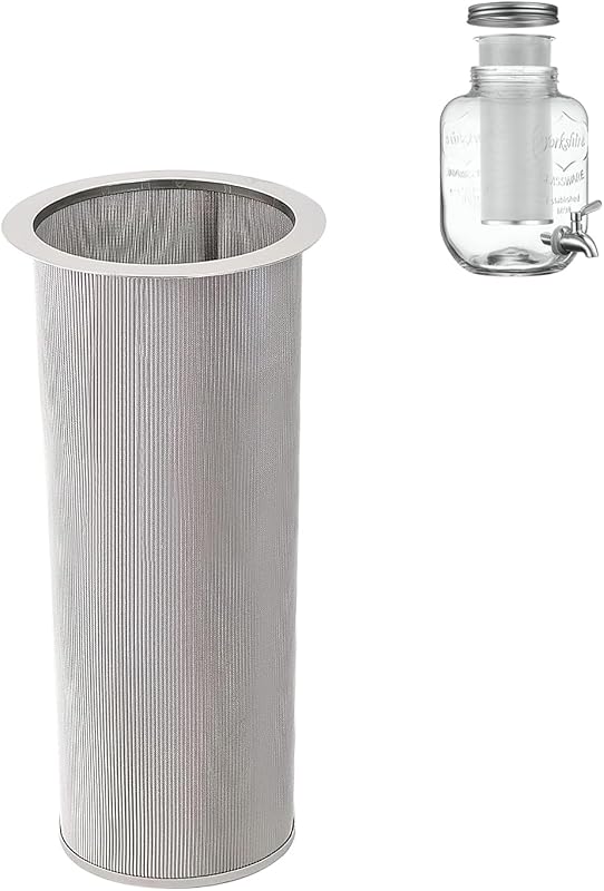 Cold Brew Coffee Filter for 1 Gallon Mason Jars, Stainless Steel Fine