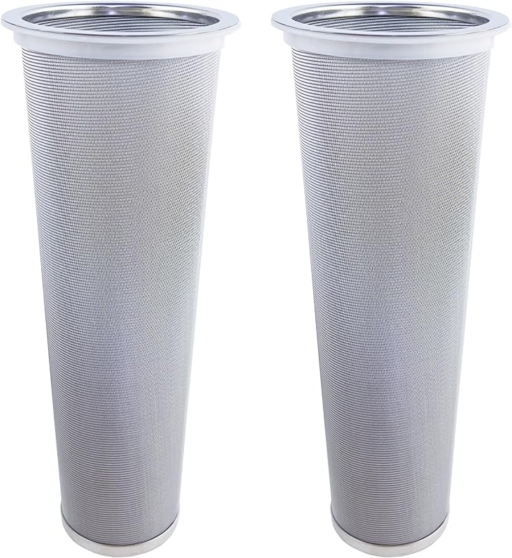 2 Pack Ultra Fine Cold Brew Coffee Filter for 64oz Wide Mouth Mason Ja