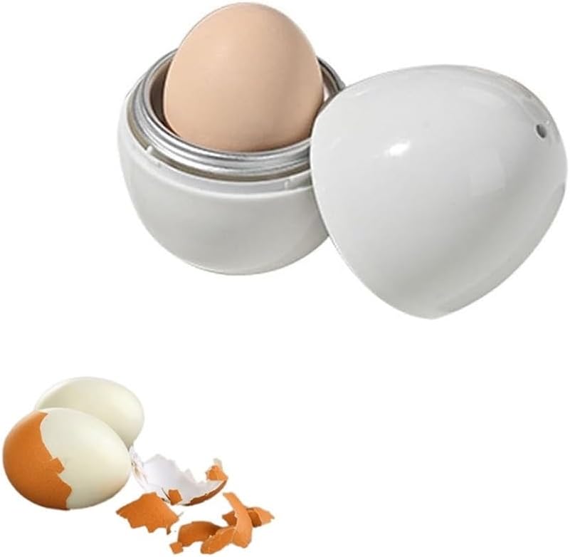 One-Egg Microwave Egg Boiler for Hard Boiled Eggs Under Nine Minutes C