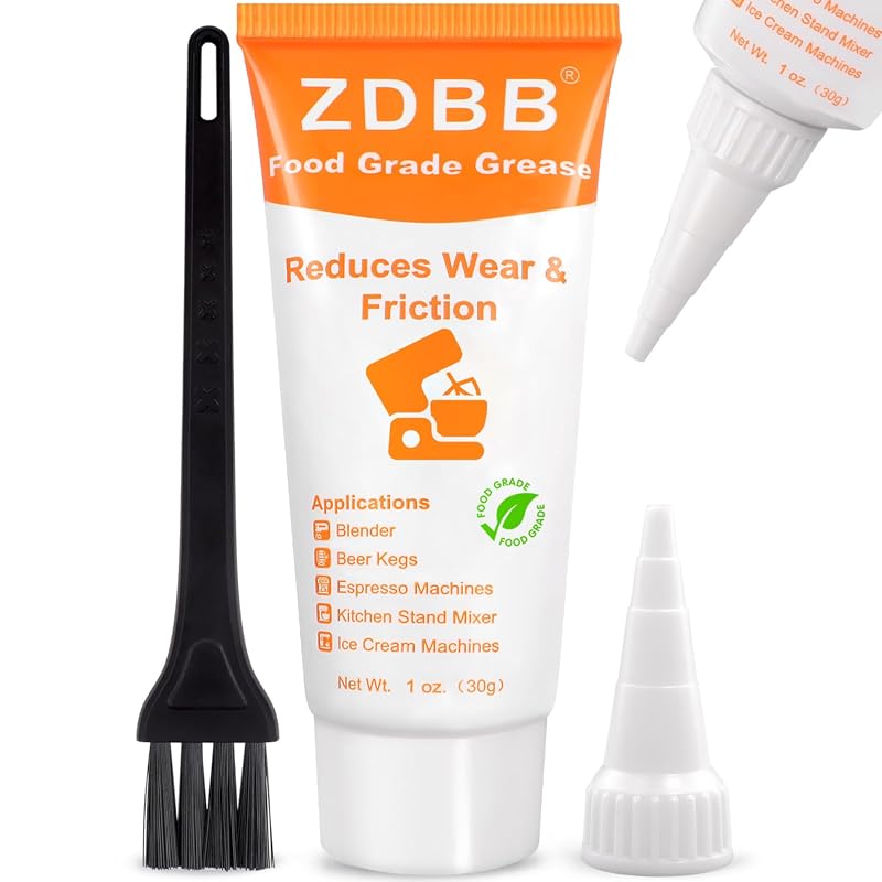 ZDBB Food Grade Grease 1 oz - Odorless PTFE Lubricant for Kitchenaid M