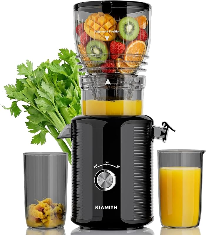 300W Cold Press Juicer with 5.8-Inch Extra-Large Feed Chute for Whole 