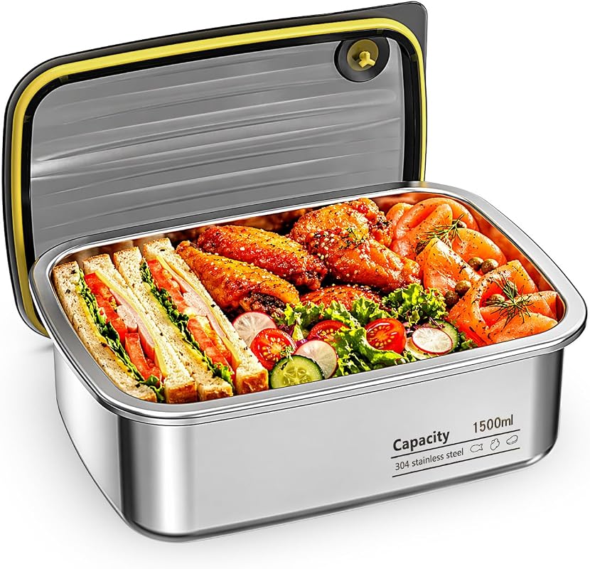1.5L Stainless Steel Inner Container with Lid for Cordless Electric Lu