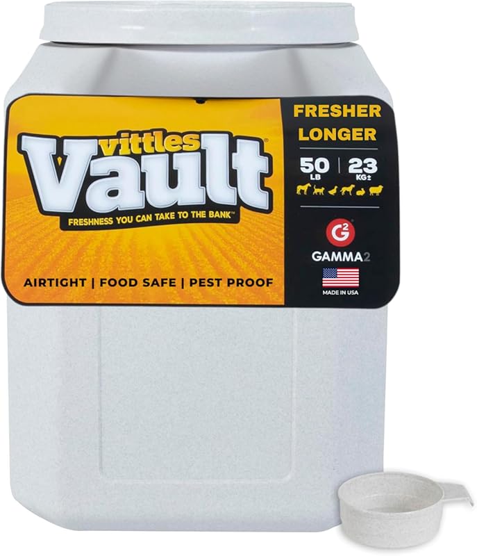 Vittles Vault Traditional Pet Food Storage Container For Dog Kibbles/B