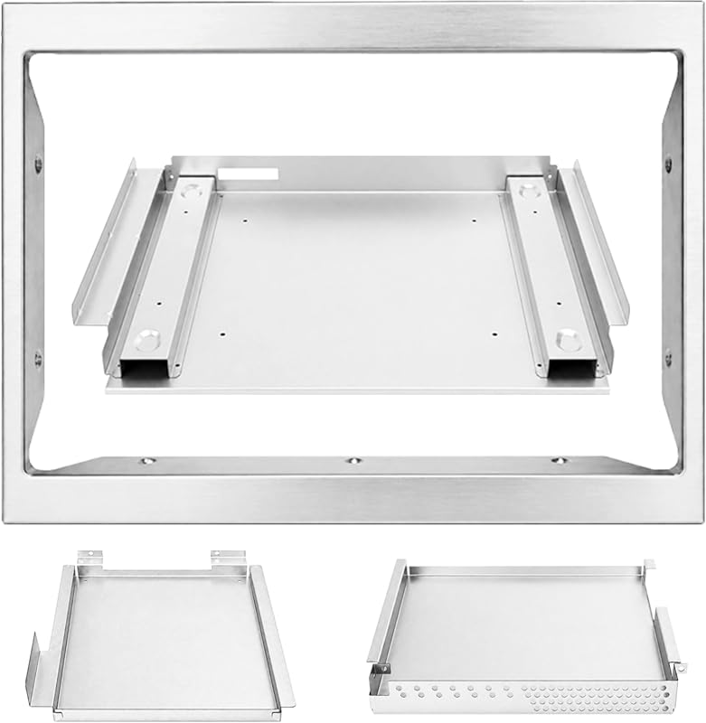 Panasonic NN-TK81KCS 24 Inch Stainless Steel Microwave Trim Kit for NN