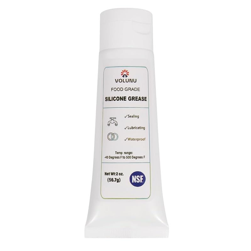 Food Grade Silicone Grease 2oz - NSF Approved Waterproof Plumbers Grea