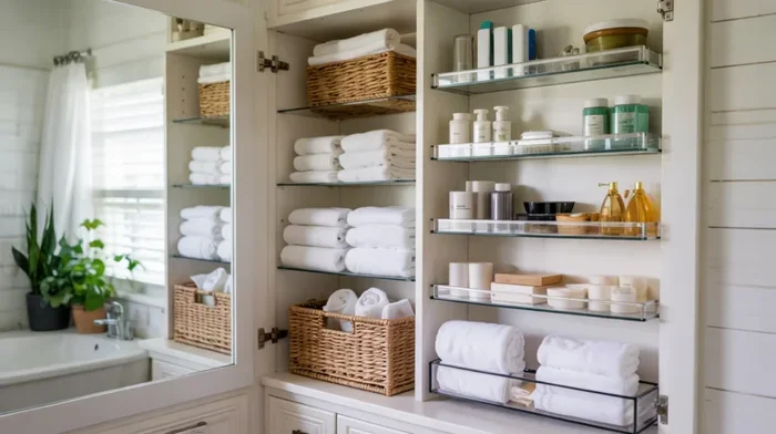 How to Organize Bathroom Cabinet