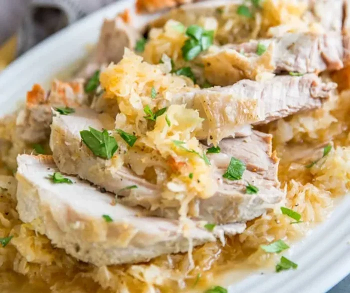 Pork and Sauerkraut Crock Pot