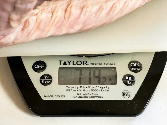 Turkey Cooking Chart by Weight