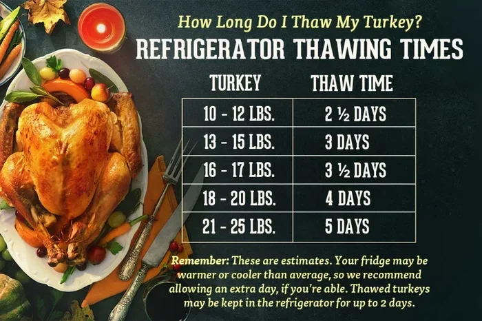 How Many Days to Thaw a 20 Pound Turkey