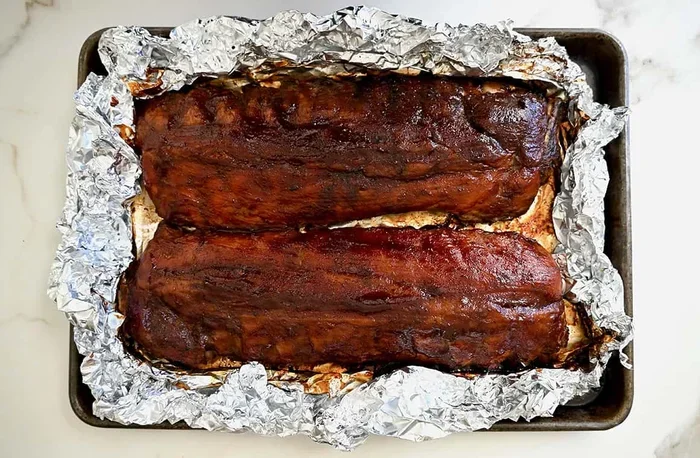 Oven Baked Ribs in Aluminum Foil
