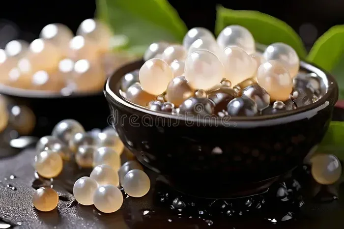Bubble Tea Bubbles Made Of