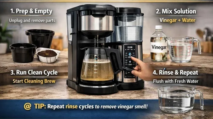 How to Clean Your Coffee Maker with Vinegar