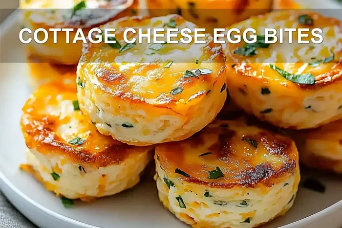 Egg Bites with Cottage Cheese