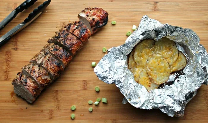 Foil Packet Pork Tenderloin Dinner Foil Meal