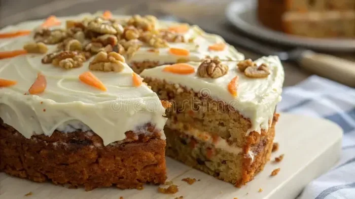 Low Sugar Carrot Cake