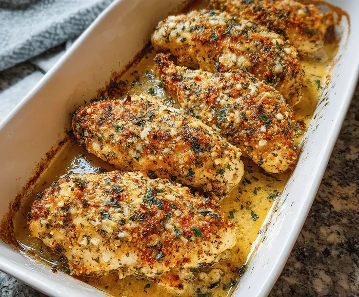 Parmesan Baked Chicken Breasts