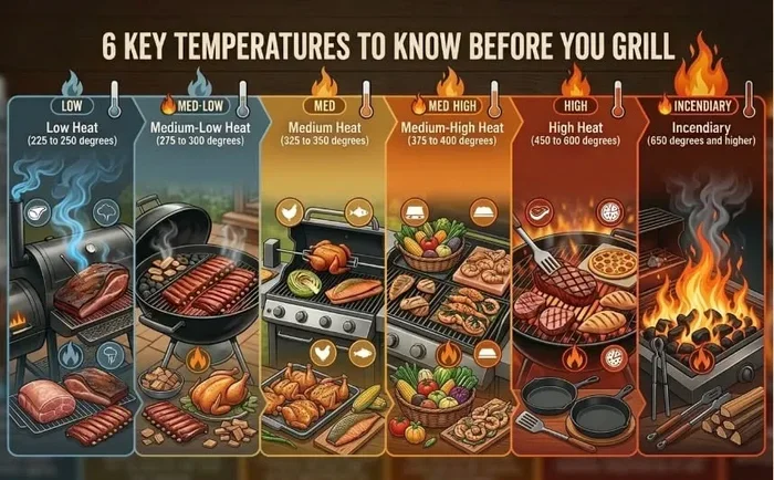 Printable Grilled Meat Temperature Chart