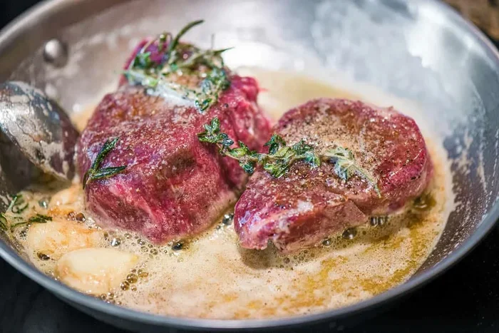 Filet Mignon Finished in Oven