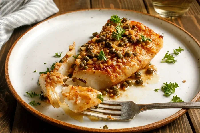 Pan Fried Halibut