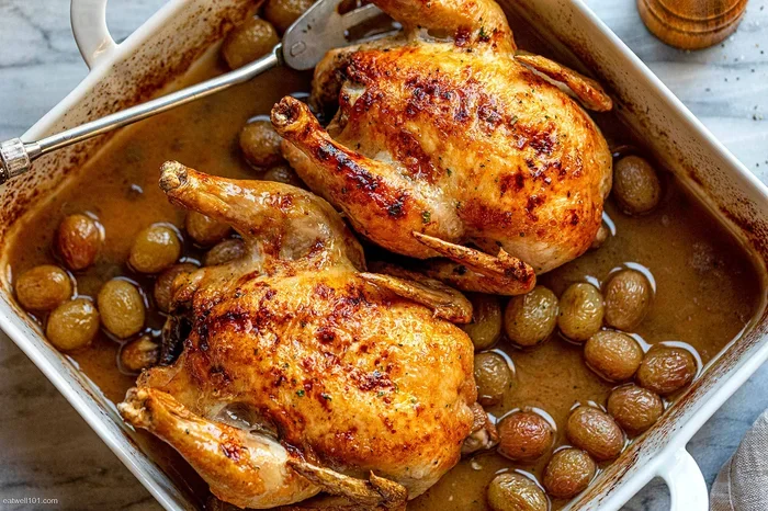 Roasted Cornish Hens