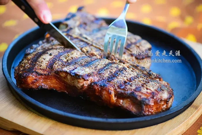 Medium Rare T Bone Steak