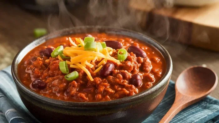 Thick and Beefy Beanless Chili